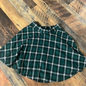 Francesca’s boutique mini plaid skirt